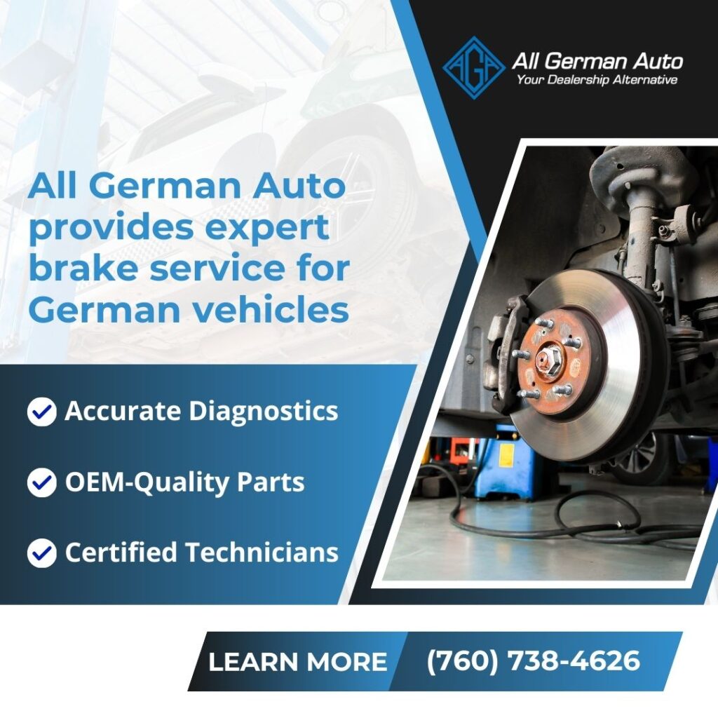 expert brake service for german vehicles