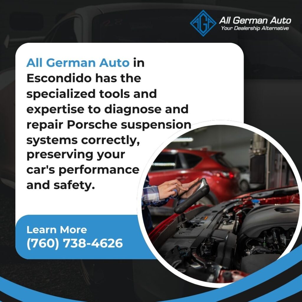 specialized tool for diagnosing Porsche suspension systems